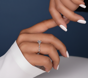 Anillo de Compromiso con Diamante Cultivado en Laboratorio de 1.13CT, Corte Redondo, VVS2, Certificado IGI, Oro Rosa, Joyería Personalizada al por Mayor - Product Image 5