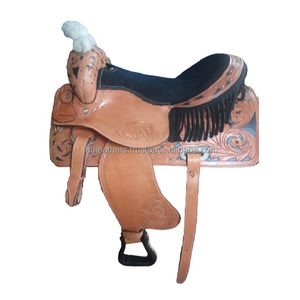 Cuir de vache véritable fabriqué à la main personnalisé Western Pleasure Trail Horse Riding Saddle Cowboy Style Antique Design en vrac - Product Image 1