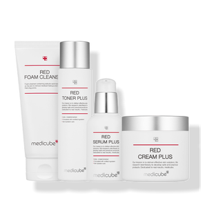 Kit de Traitement Anti-Acné Medicube Red Line 2.0 Plus 4 Pièces à Base d'Acide Salicylique de Haute Qualité Fabriqué en Corée pour Peaux Grasses - Flacon - Product Image 1