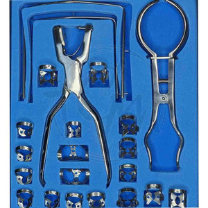 Instruments de barrage en caoutchouc de qualité supérieure, outils d'isolement dentaire en acier inoxydable autoclavables, fournisseur pour cliniques et laboratoires de précision - Product Image 2