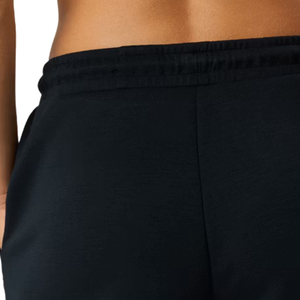 Custom <b>Womens</b> Black Fleece <b>Shorts</b> Elastic Waist Drawstring Side Pockets Relaxed Fit Casual Daily Loungewear OEM Wholesale <b>Shorts</b> - Product Image 6