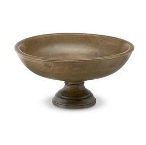 Cuenco Elevado de Madera Natural Ecológico, Ligero y Moderno para Servir Frutas, Frutos Secos y Postres - Product Image 3