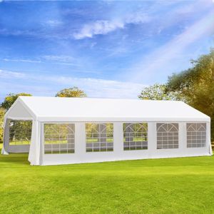 20x32ft Outdoor Party <b>Tent</b> Gazebo <b>Canopy</b> White Wedding Event Removable Sidewalls Waterproof Double Made Oxford Polyester PVC - Product Image 2
