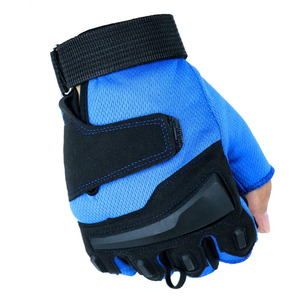 Guantes de Gimnasio Personalizados con Logotipo, Unisex, para Levantamiento de Pesas y Cross Training, Antideslizantes, con Cierre de Gancho y Bucle, de Cuero y Spandex, Medios Dedos - Product Image 5