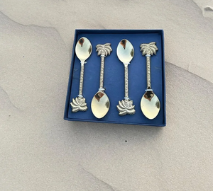 Exclusive Brass Spoon 3 PCS <b>Pieces</b> <b>Sets</b> At Lowest Price Simple Handle Red Box Packing At Cheap Price - Product Image 2
