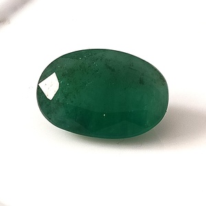 Esmeralda Zambiana Natural de 7.35 Quilates, Facetada, Corte Ovalado, Piedra Preciosa Suelta - Product Image 1