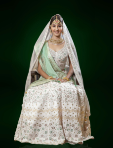 Women’s Designer Lehenga Choli with Organza dupatta with Mirror and Gotta work Fashionable Wear For Celebration - Product Image 2