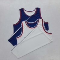 Camiseta de Baloncesto Personalizada al por Mayor, Reversible, Transpirable, Estampada, de Secado Rápido, Doble Capa, Sublimada, con Opciones de Tallas Grandes