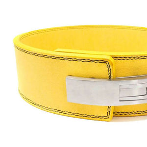 เข็มขัดยกน้ำหนักคุณภาพสูงแบบกำหนดเองได้ หนังวัวแท้ ทนทาน ระบายอากาศได้ดี รองรับหลัง/เอว ป้องกันการลื่น รุ่นใหม่ - Product Image 2