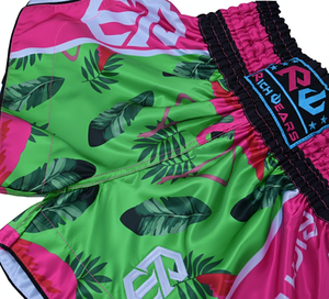 Shorts de Muay Thai, Kick Boxing et MMA Richwears, légers, séchage rapide, durables, 100% polyester, unisexes, pour arts martiaux, sublimation. - Product Image 3