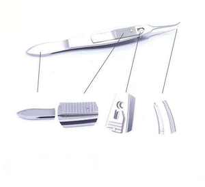 ชุดเครื่องมือผ่าตัดตาสำหรับแก้ไขตาเหล ยี่ห้อ Dentavex ประกอบด้วยคีมสำหรับผ่าตัดตา - Product Image 2