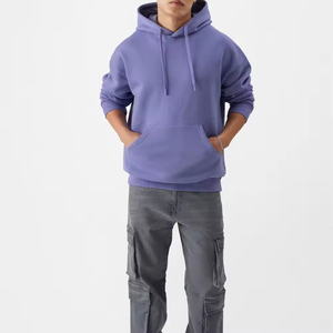 Unisex 100% Cotton Winter Fleece Zipper-Up Hoodie Custom Logo Printed Oversized Sweatshirt Hip Hop <b>Waterproof</b> Available XS Size - Product Image 5