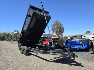 Remolque Volquete Hillcrest 7x16 (2026) Sin Abrir, con Elevación Telescópica y Laterales de 40″, Capacidad 17.6K, en Venta - Product Image 3