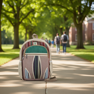 Hemp Cotton Student <b>Backpack</b> - Product Image 3