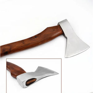 Burraq Hacha de Corte Tipo Tomahawk de 16 Pulgadas, Hecha a Mano, de Acero Inoxidable con Mango de Madera de Palisandro, para Bricolaje, Uso Industrial, Camping, Caza, Día del Padre - Product Image 6