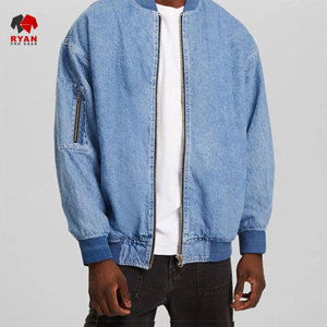 Veste en jean personnalisée Ryan Pro Gear pour hommes avec logo personnalisé, design ODM, fermeture à glissière - Product Image 5