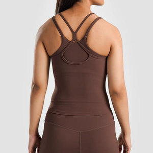 Top Corto Personalizado con Cierre de Cremallera, Sin Mangas, 100% Algodón, Corte Regular, Transpirable, de Secado Rápido, para Gimnasio y Entrenamiento, Camiseta sin Mangas para Mujer - Product Image 3