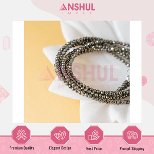 Tobillera de Cristal de Hematita Unisex de Excelente Calidad, Grado AAA, Diseño Clásico, Multicolor, Facetada, con Cuentas, Longitud Ajustable - Product Image 6