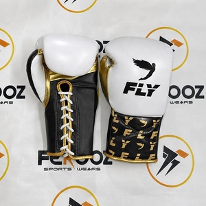 Guantes de Boxeo de Piel de Vacuno Auténtica con Cordones, Diseño Personalizado, Nuevos, al por Mayor, para Adultos, para Entrenamiento y Sparring - Product Image 2