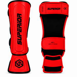 Premium Custom Sports Shin Guards with Ergonomic <b>Knee</b> and Shin Protection, Lightweight Protective <b>Padding</b>, Durable Construction - Product Image 4