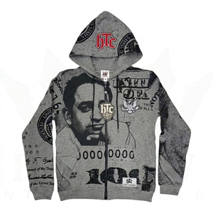 Sudaderas con capucha y cremallera personalizadas para hombre al por mayor – Proveedor mayorista de sudaderas con capucha de cremallera completa de estilo urbano de alta calidad - Product Image 1