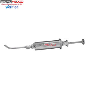 Jeringa de Irrigación Dental de 8.25 Pulgadas con Punta Curva, Instrumento Quirúrgico de Acero Inoxidable, Jeringa de Limpieza Dental de Precisión Reutilizable - Product Image 5