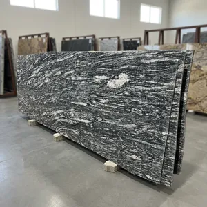 Dalles de granit blanc Kuppam de haute résistance, pierre naturelle, directement de l'usine, pour revêtements extérieurs, comptoirs et sols. - Product Image 1