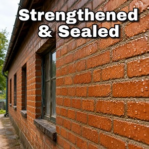 Surface Strengthening <b>Waterproof</b> Low VOC Coating 1K For Porous Brick Masonry Eco Friendly Exterior Wall Absorption Reducing - Product Image 4