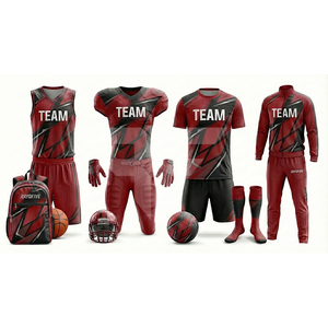 Camiseta de Fútbol Americano para Adultos, Tejido de Malla de Alta Resistencia, Unisex, Ajuste para Adultos, Manga Corta, Transpirable, Estampada, Personalizable - Product Image 2