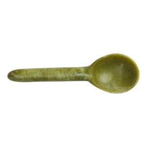 Cuillère à dîner moderne en résine, manche long, finition miroir, écologique, accessoires de fête, couleur personnalisable pour la maison, les mariages et l'hôtellerie - Product Image 2