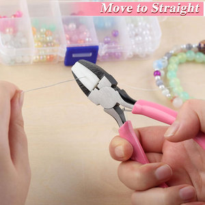 Alicates de Punta Plana para Joyería con 2 Puntas de Repuesto, Alicates de Mandíbula Suave de 5 Pulgadas - Product Image 4