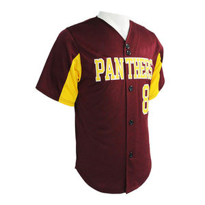 เสื้อเบสบอลซอฟต์บอลคอวีพิมพ์ลายตามสั่งขายส่ง เสื้อผ้ากีฬากลางแจ้ง ชุดยูนิฟอร์มซอฟต์บอลและเบสบอล - Product Image 6