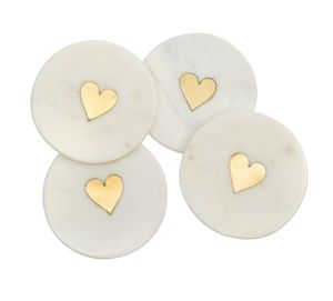 High Quality Home Bar Decoration <b>Marble</b> <b>Coasters</b> For Cup 2026 Hot Selling Brass Inlay <b>Marble</b> <b>Coasters</b> Customized <b>Marble</b> <b>Coasters</b> - Product Image 1