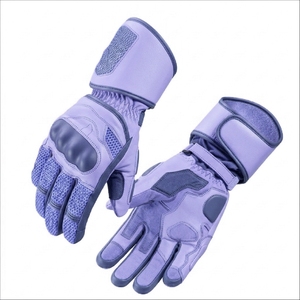Guantes de Motocicleta Retro de Medio Dedo, Transpirables para Verano, Guantes sin Dedos para Mujer, Antideslizantes con Carcasa de PVC - Product Image 3