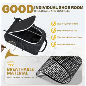 Heavy Duty Reinforced Golf Shoe <b>Bag</b> Mesh Ventilation Airflow Technology Professional Athletic <b>Bag</b> - Product Image 4