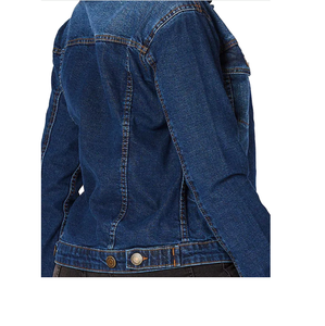 Chaqueta vaquera azul ligeramente elástica de mezclilla con cuentas para mujer, estilo urbano, OEM personalizado, proveedor de Pakistán, 2026 - Product Image 4