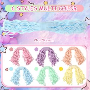 Set di 6 Giocattoli Sensoriali a Forma di Spaghetti Elastici, Regali Educativi per Bambini, Cubi Antistress - Product Image 4
