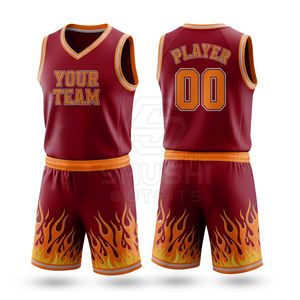 Camisetas y pantalones cortos personalizados de alta calidad. Compre uniformes de baloncesto de diseño original al por mayor. - Product Image 5