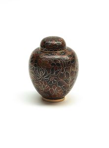 New And Trending Design Artistic Engraved Aluminum Cremation Urn For Expressing Deep Love Through Meaningful <b>Memorial</b> Details - Product Image 3