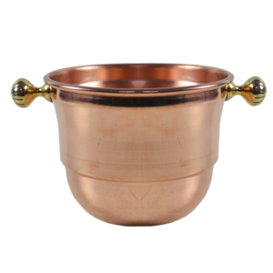 Zikra Handicrafts Nouveau design Seau à glace en cuivre fait main pour vin, refroidisseur de bouteilles avec poignée, pour fêtes et bars - Product Image 6