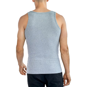 Débardeurs sans couture en coton mélangé spandex tricoté de haute qualité pour hommes Fournisseur de vêtements personnalisé OEM à bas quantité minimale de commande de BD - Product Image 4