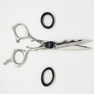 Tijeras de Barbero Personalizadas 2026 de Acero Inoxidable de 6.5 Pulgadas con Reposamanos Fijo, Tijeras de Peluquería - Product Image 4