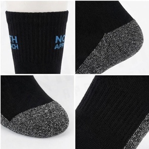 North Face Athletic Knee High <b>Socks</b> Black Breathable <b>Running</b> for Adults Summer - Product Image 4