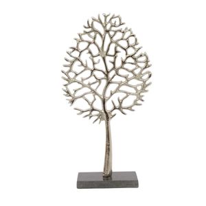 Ornement en forme de cœur élégant avec base en métal aluminium et bois, idéal pour offrir en cadeau, pour la décoration ou pour la décoration festive. - Product Image 3