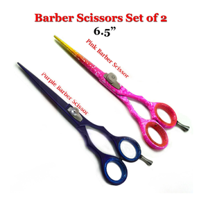 Tijeras de Peluquería Profesionales de Alta Calidad, 6.5 Pulgadas, para Corte de Cabello, Acero VG10, para Diestros, con Certificación CE - Product Image 1