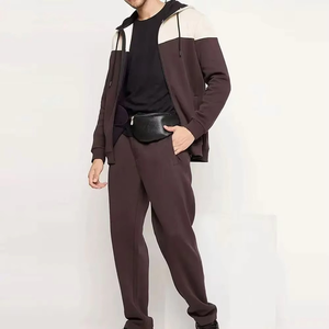 Nuevos Conjuntos Deportivos Personalizados para Hombre 2026, Precio al por Mayor, MOQ Bajo, Conjuntos Deportivos Transpirables y Cómodos de Tela de Forro Polar - Product Image 5