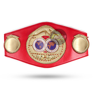 Cinturón de Campeonato Internacional de Boxeo IBF de Primera Calidad, Correa de Cuero Roja, Placa Central con Diseño de Águila, Tamaño Personalizado - Product Image 2