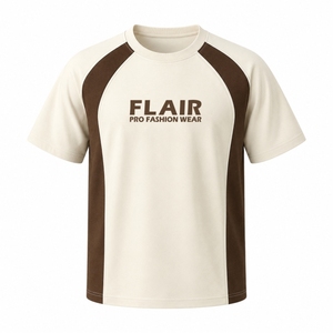 เสื้อยืดแร็กแลนบล็อกสีพรีเมียมสำหรับผู้ชาย |   เสื้อยืดแขนสั้นลำลองสไตล์สตรีทแวร์ผ้าฝ้าย | - Product Image 2