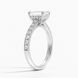 BOJ <b>Ring</b> 0109 <b>Emerald</b> Cut 925 <b>Silver</b> Lissome Prong Setting Solitaire Diamond <b>Ring</b> 2ct D Color VVS1 Moissanite GRA Certified - Product Image 2