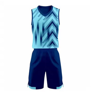 Uniforme de Voleibol Unisex Azul Ligero de Secado Rápido Ecológico, Marca Privada, 100% Poliéster, Ropa Deportiva - Product Image 1